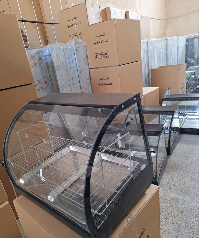 گرم کن پیراشکی مدل دو سینی با المنت و LED