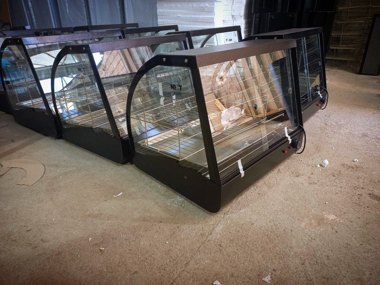 گرم کن پیراشکی مدل دو سینی با المنت و LED